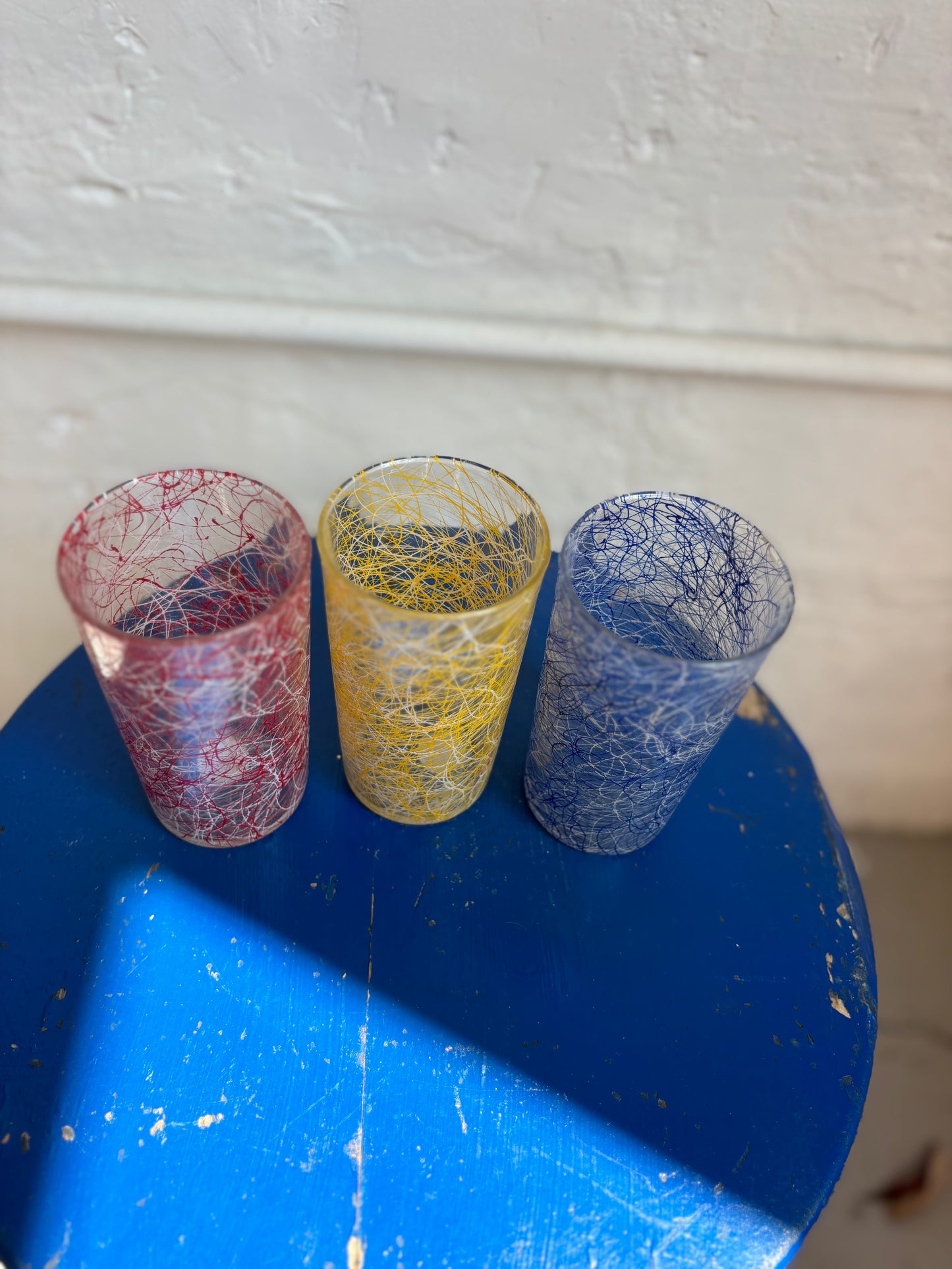 Vintage Drinking Glass Set