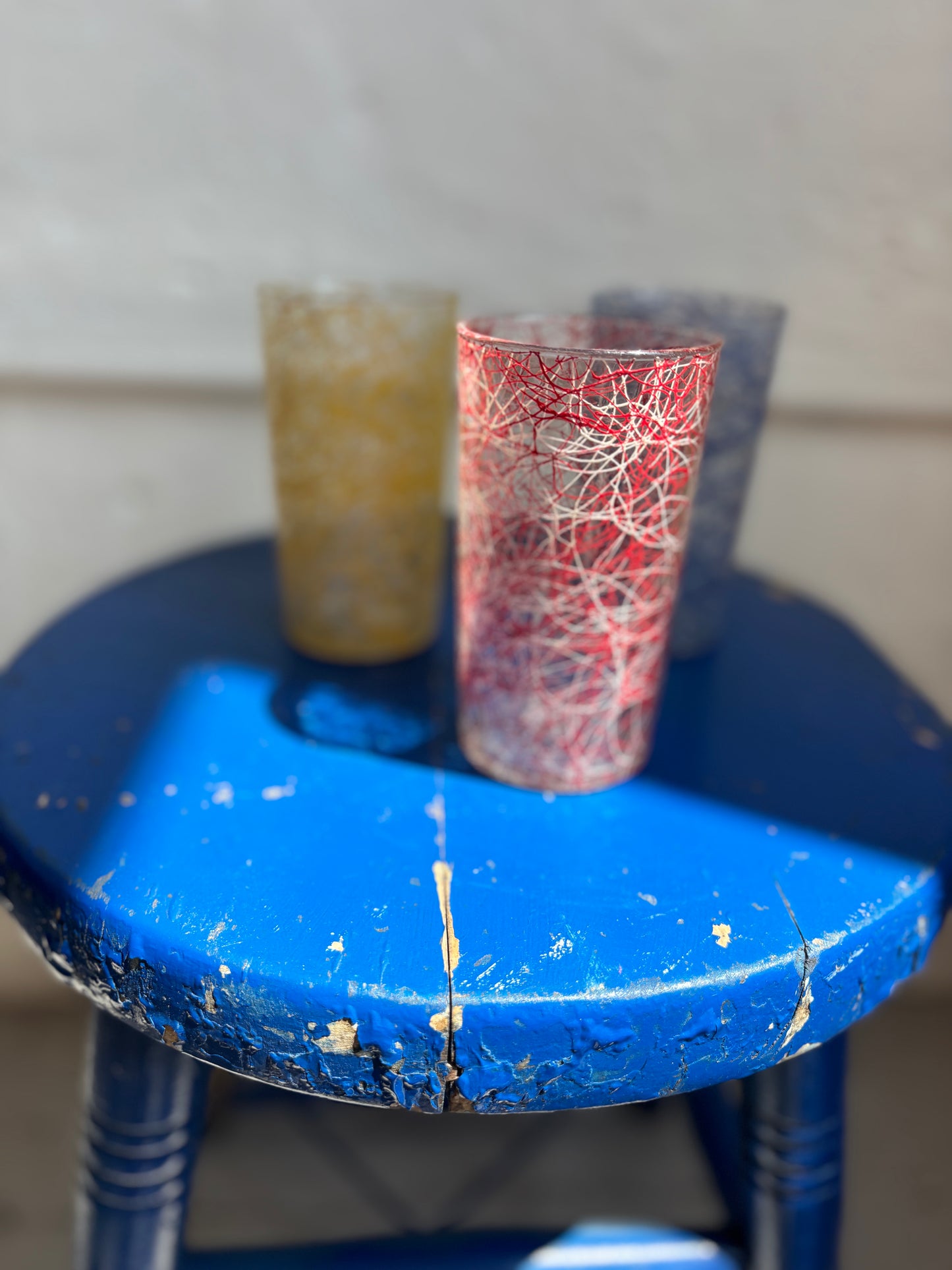Vintage Drinking Glass Set