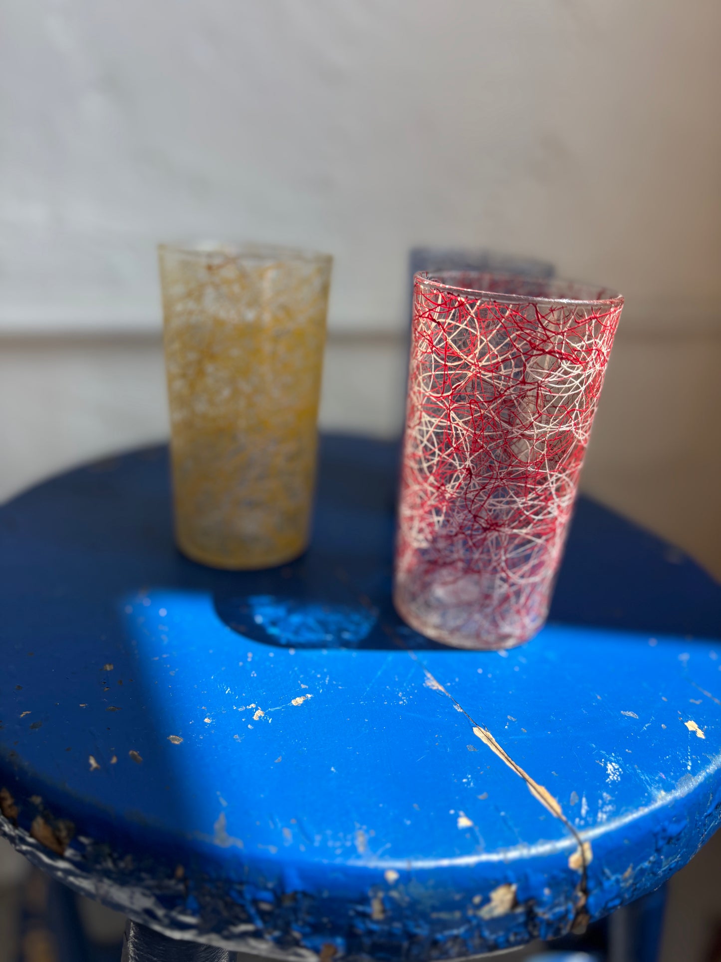 Vintage Drinking Glass Set