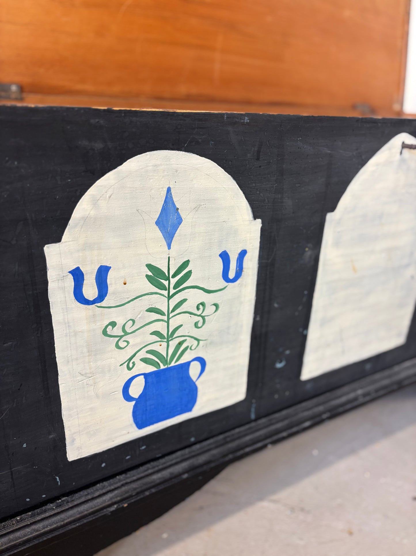 Antique Painted Chest