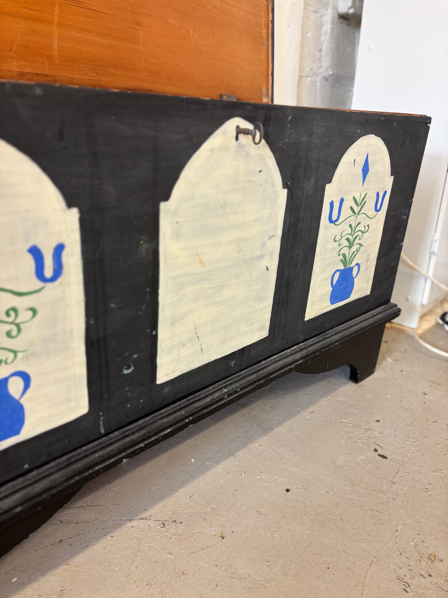Antique Painted Chest