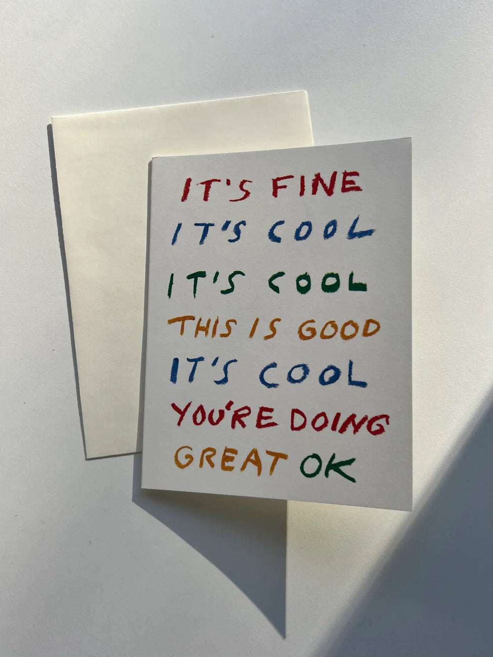 It's Fine It's Cool Card