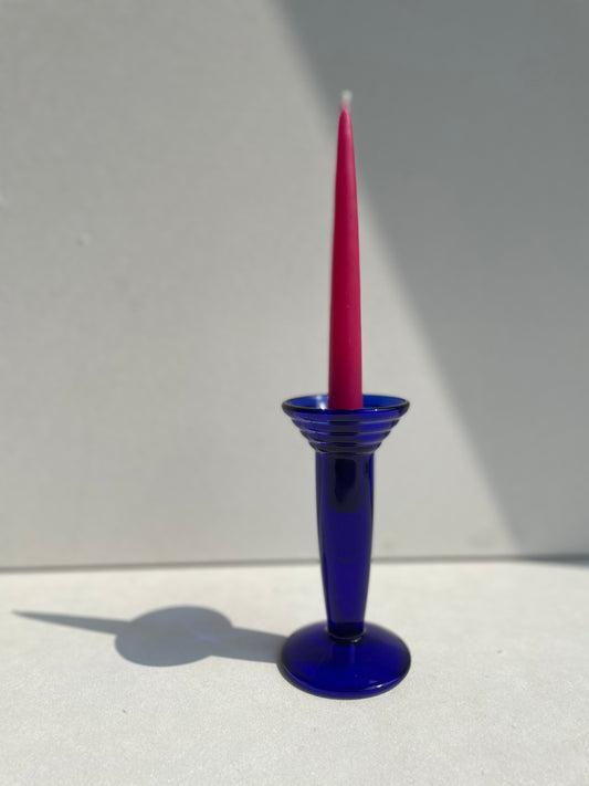 Vintage Glass Candlestick
