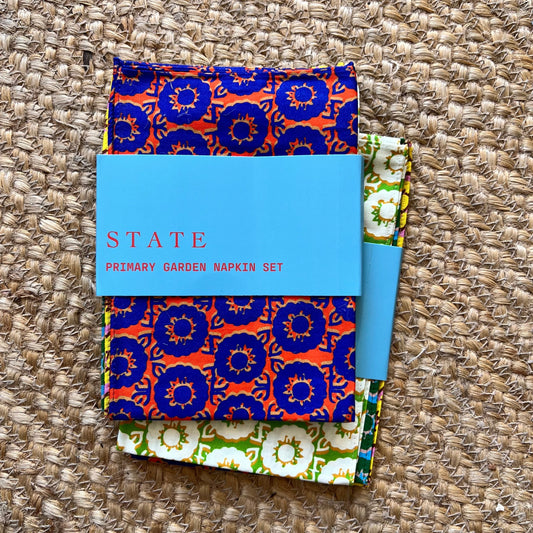 Primary Garden Napkin Set