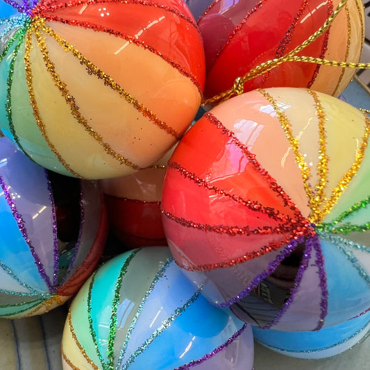 Rainbow Bauble Ornaments