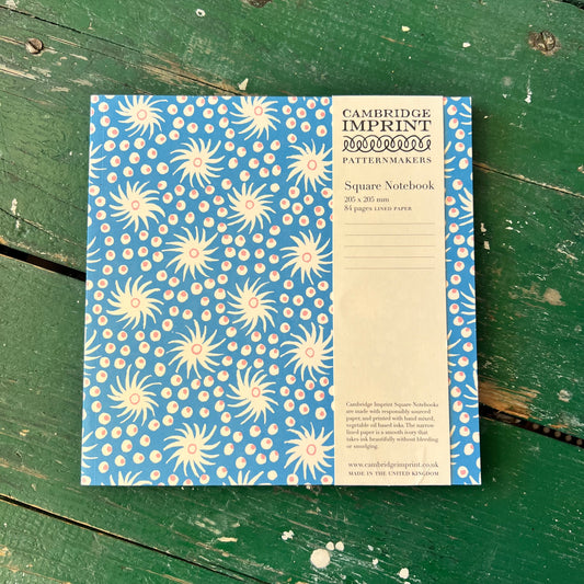 Starry Blue Square Notebook