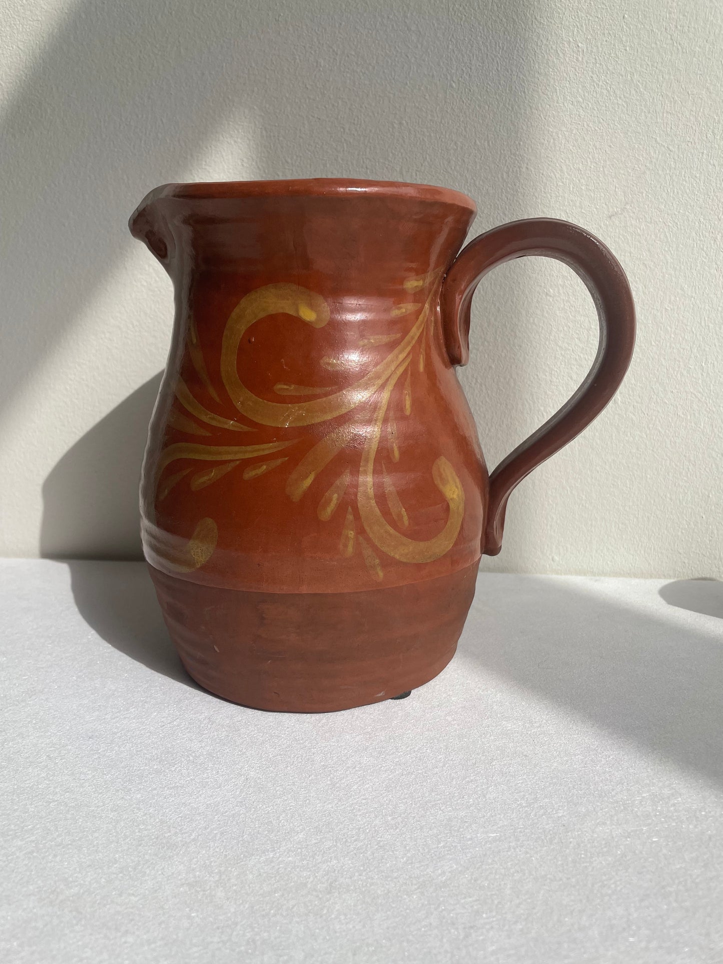 Vintage Painted Pitcher