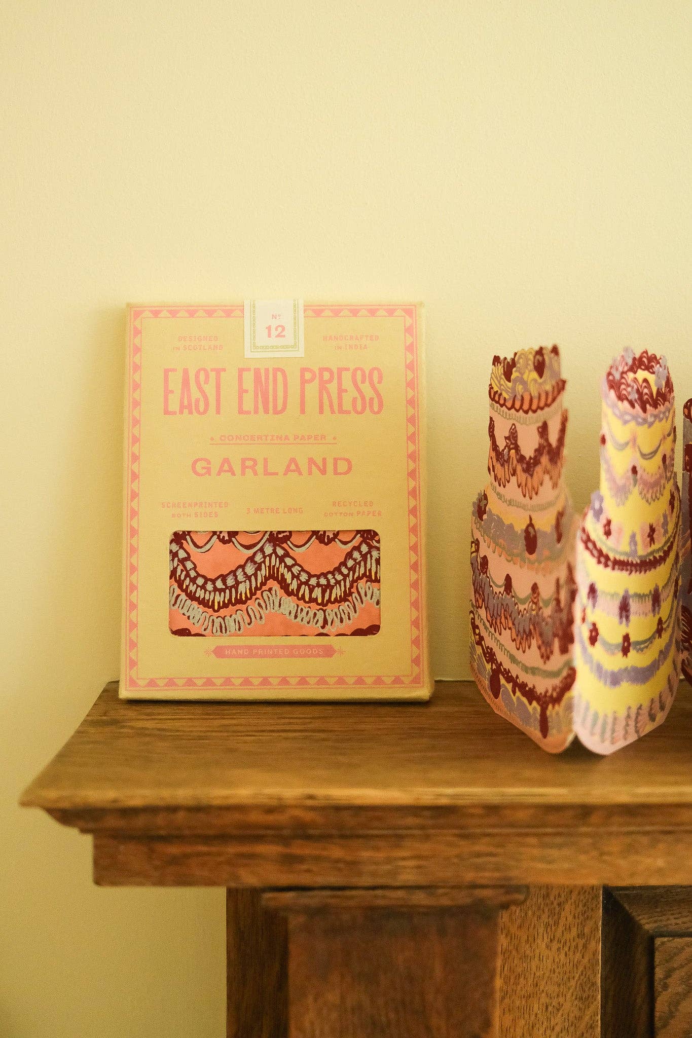 Birthday Cake Concertina Garland