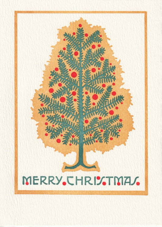 Evergreen Merry Christmas Card