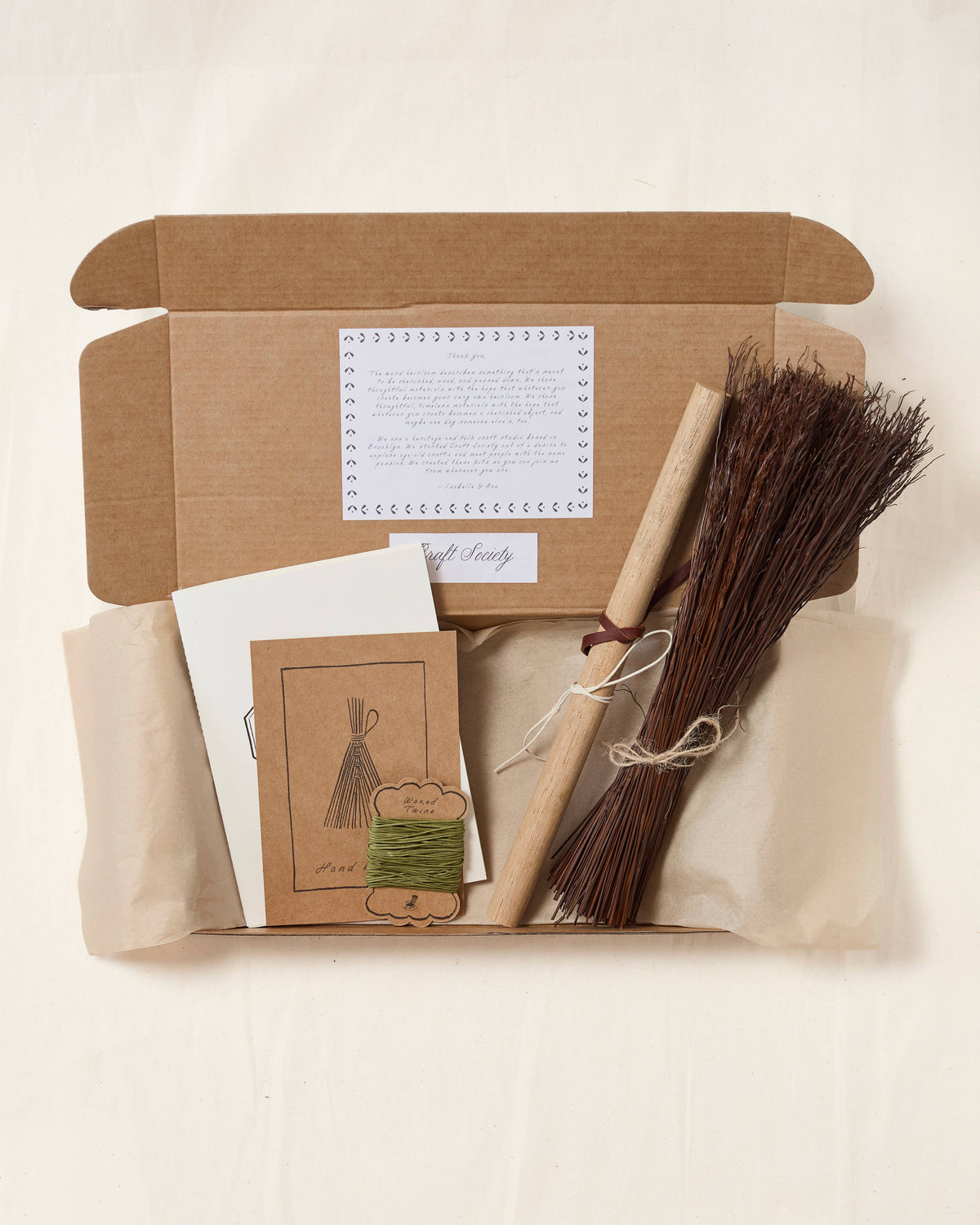 Deep Red Hand Broom Kit