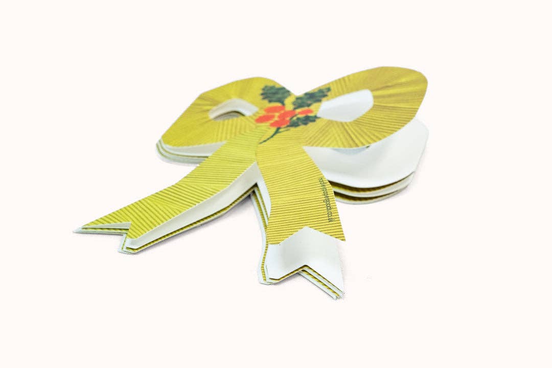 Christmas Bow Foldout Card