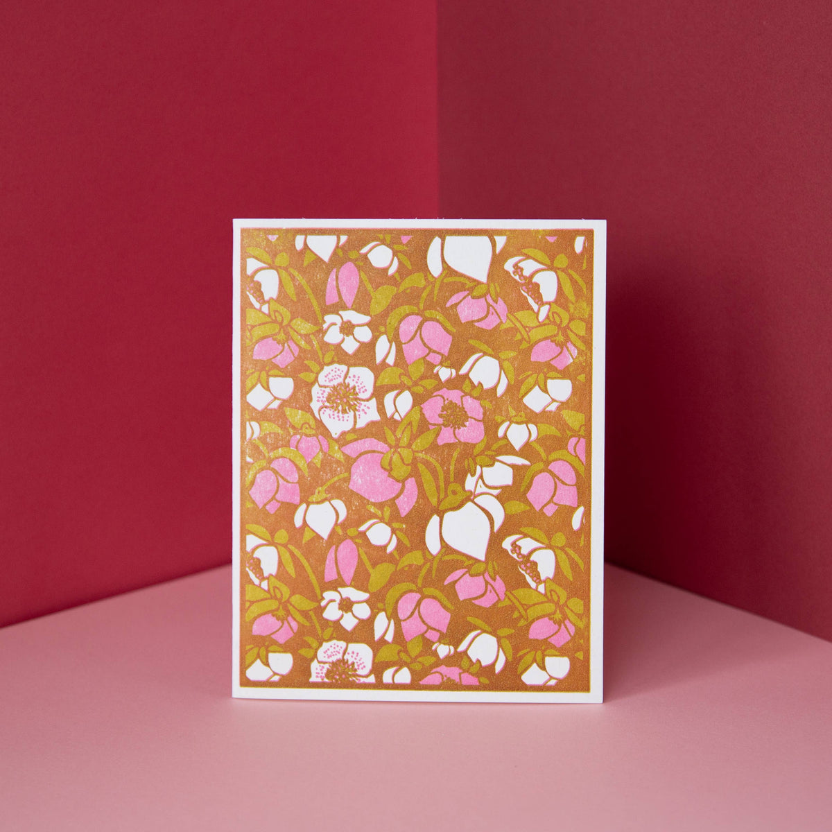 Winter Botanicals Letterpress Card Set