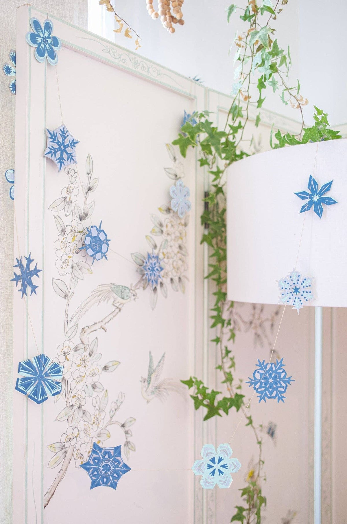Snowflake Sewn Garland