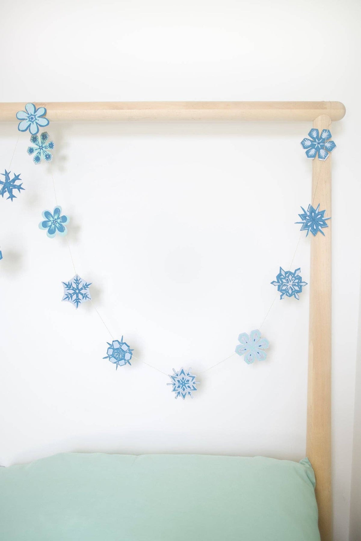 Snowflake Sewn Garland