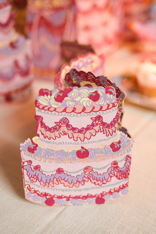 Birthday Cake Concertina Garland