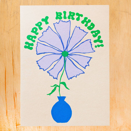 Birthday Flower Card
