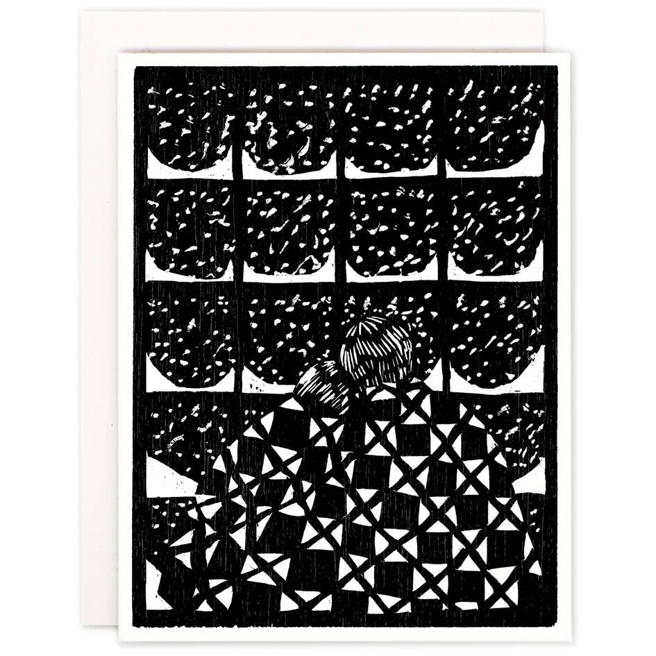 Snow Is Snowing Card