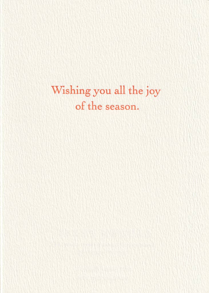 Evergreen Merry Christmas Card