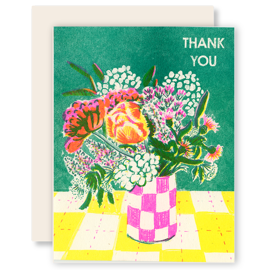 Thank You Bouquet Card