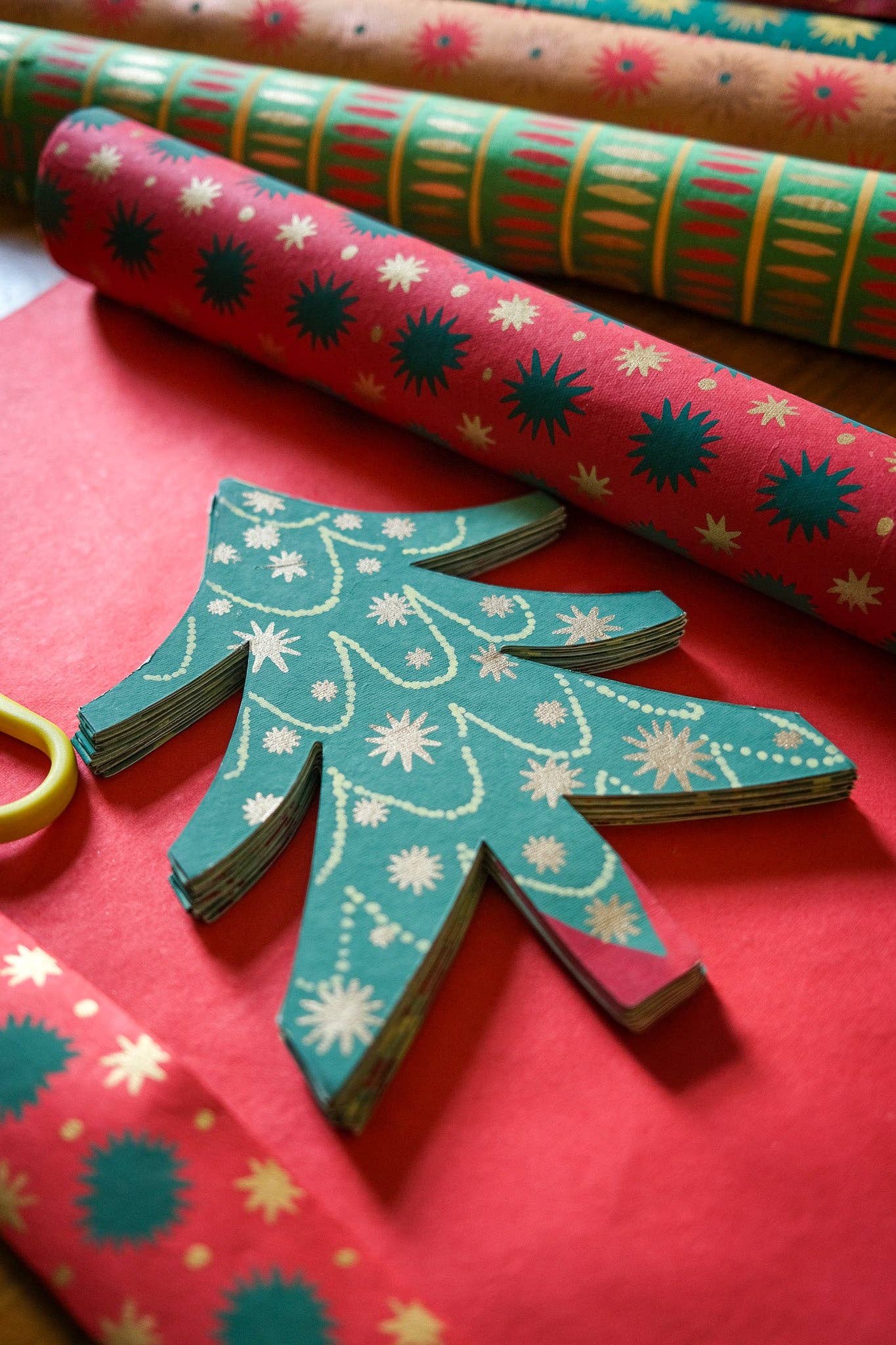 Christmas Trees Concertina Garland