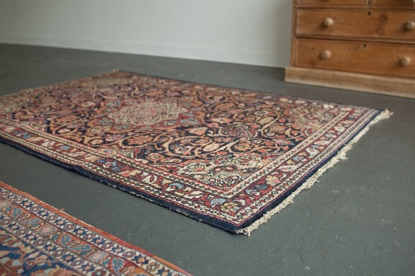 Antique Persian Mahal Rug