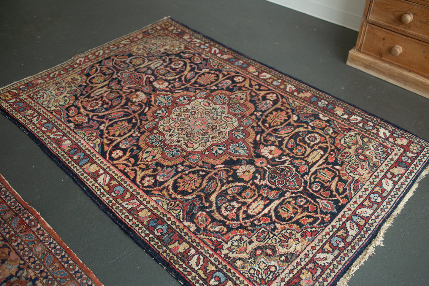 Antique Persian Mahal Rug