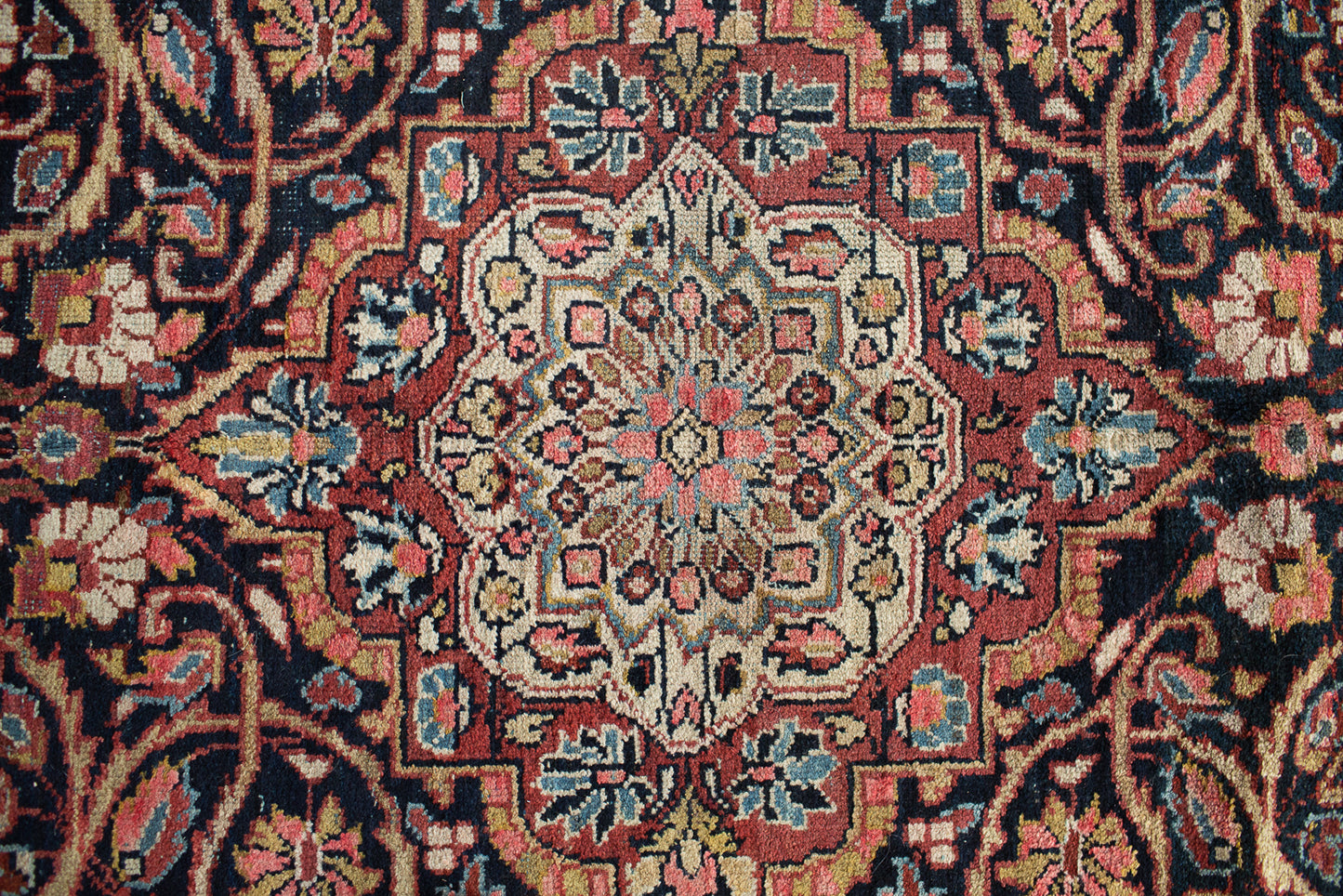 Antique Persian Mahal Rug