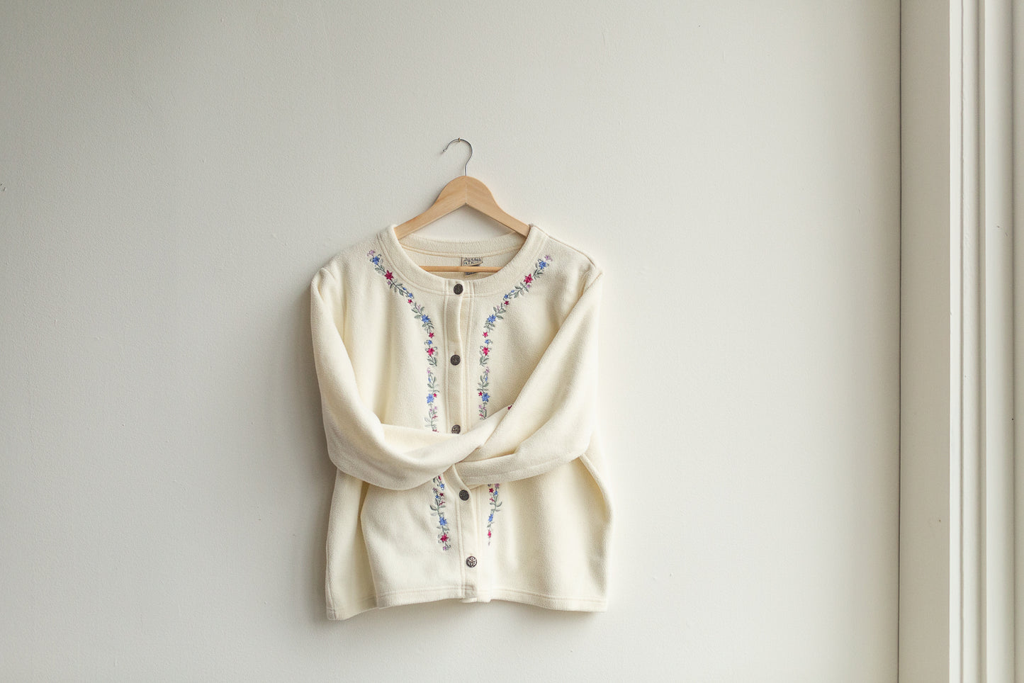Vintage Embroidered Fleece Coat