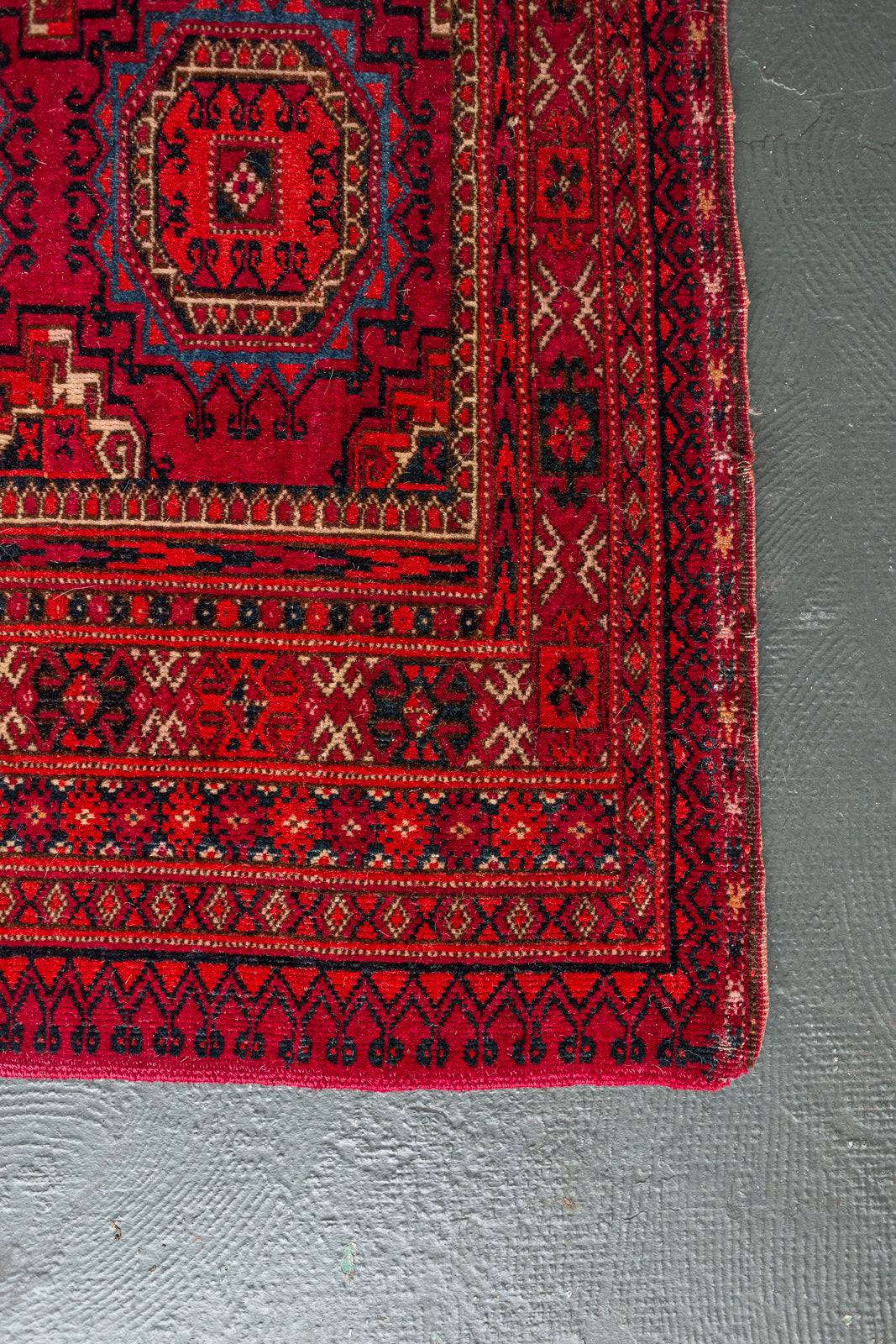 Antique Turkemon Rug