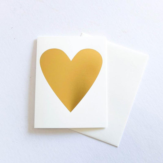 Gold Heart Card