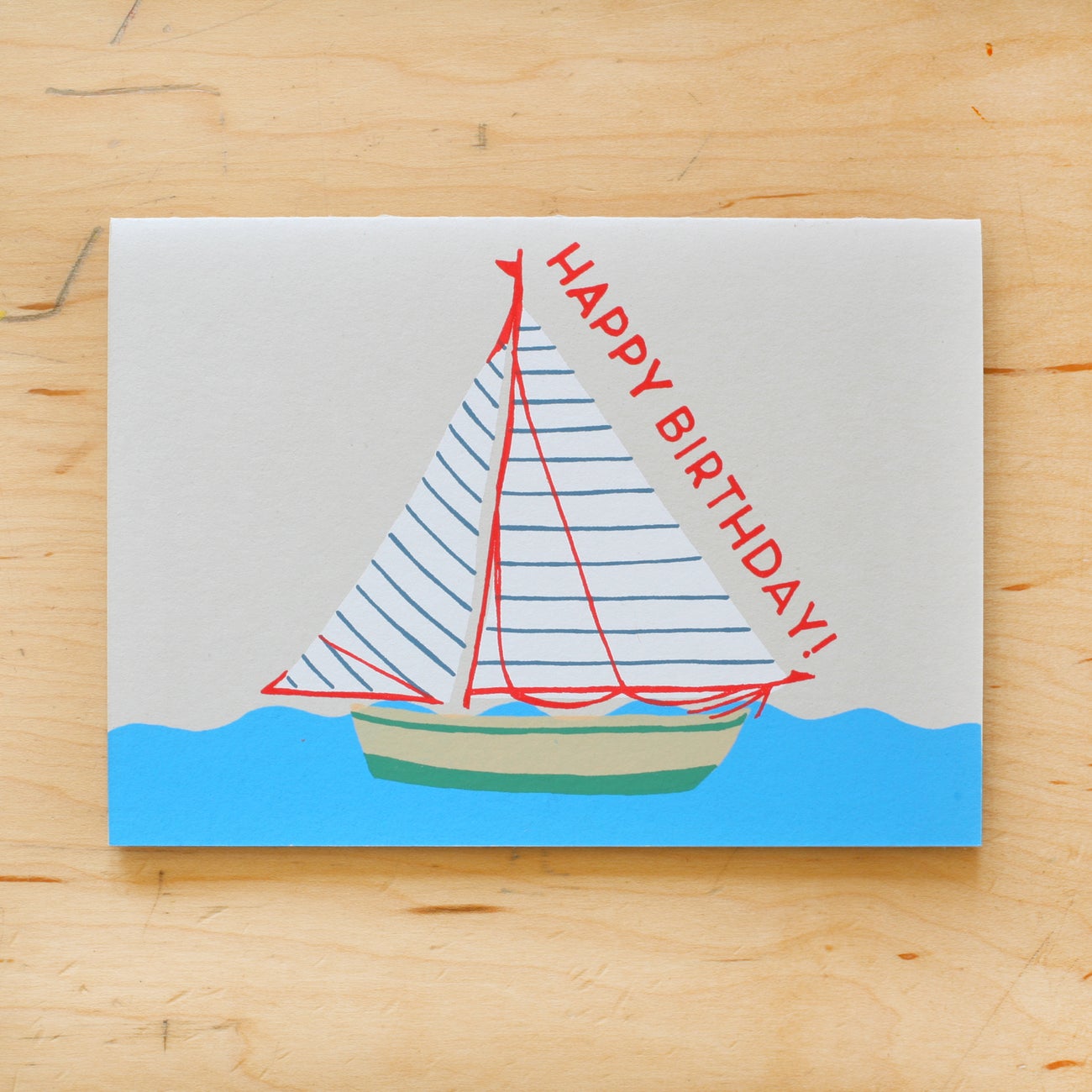 Birthday Boat Card