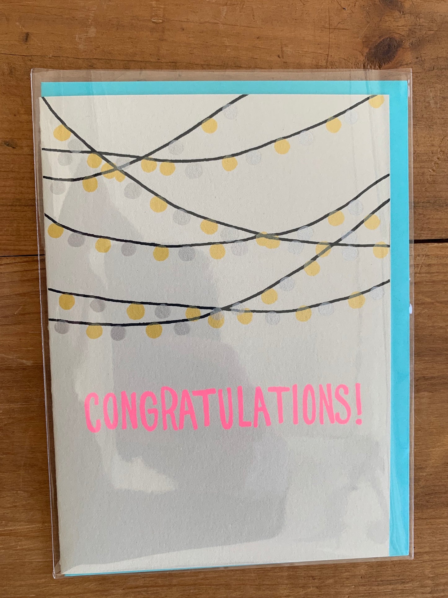 Congratulations String Lights Card