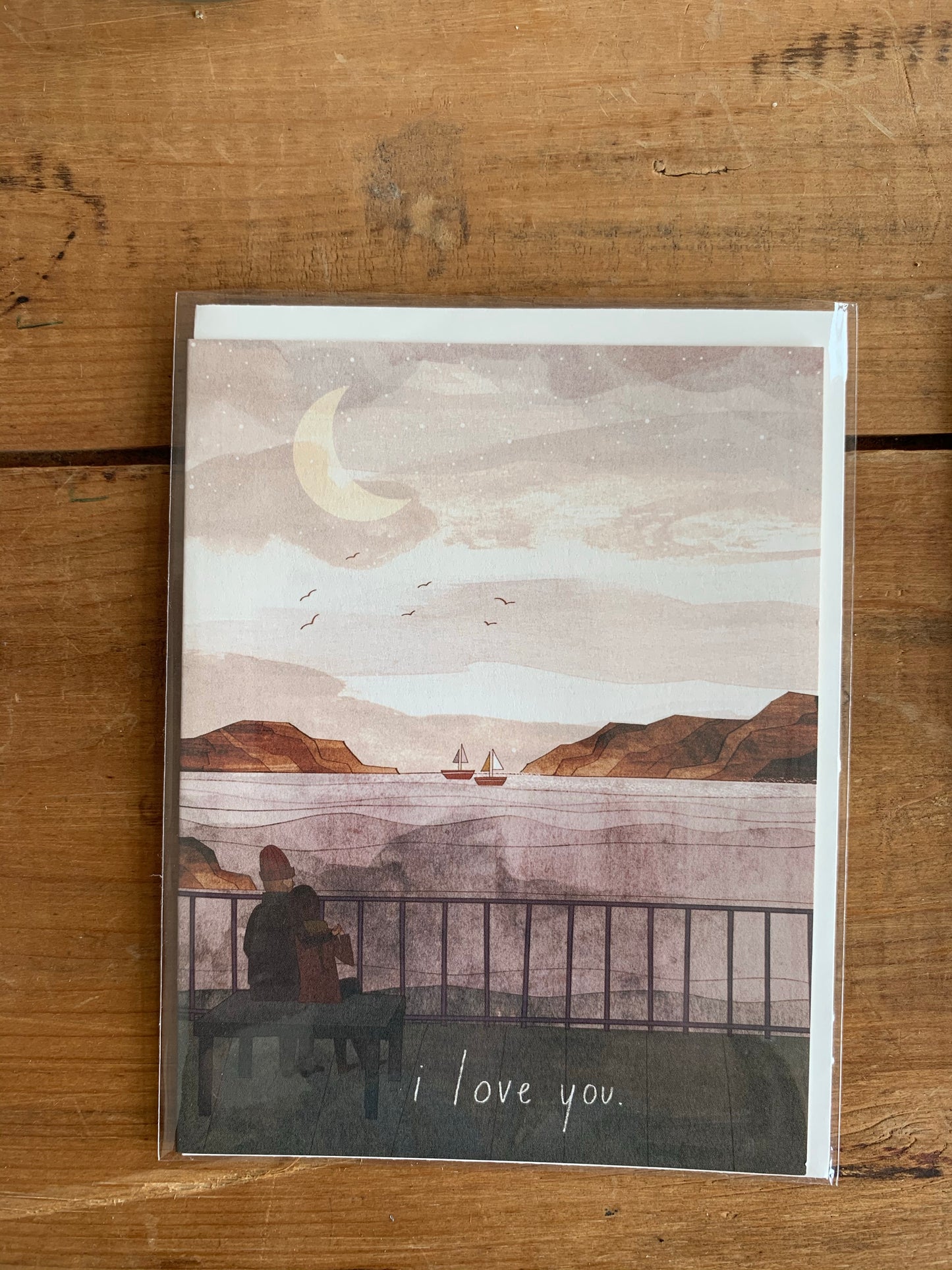 I Love You Love Bay Card