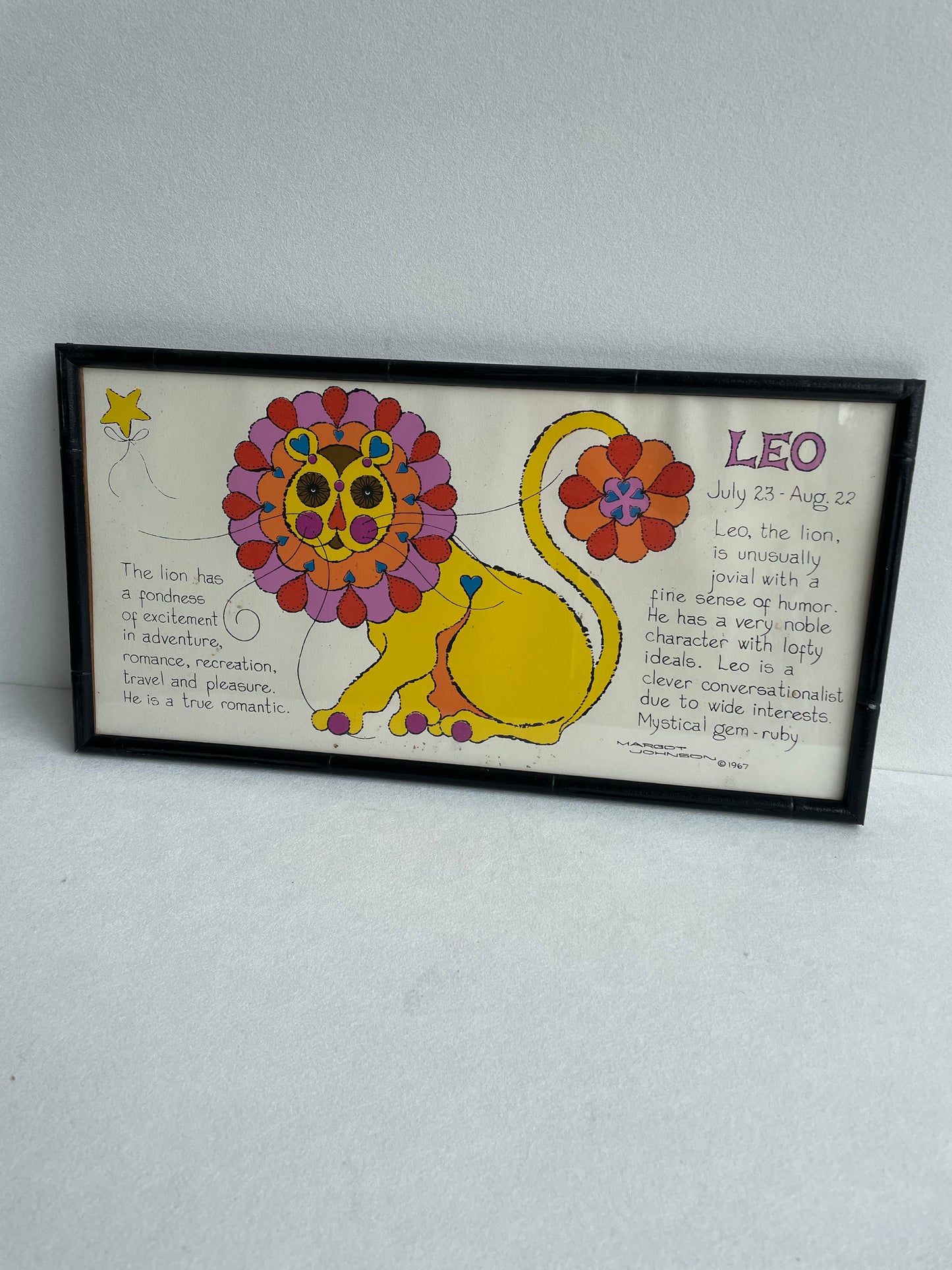 Vintage Leo Print