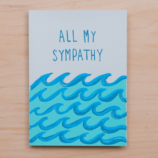 All My Sympathy Waves Card